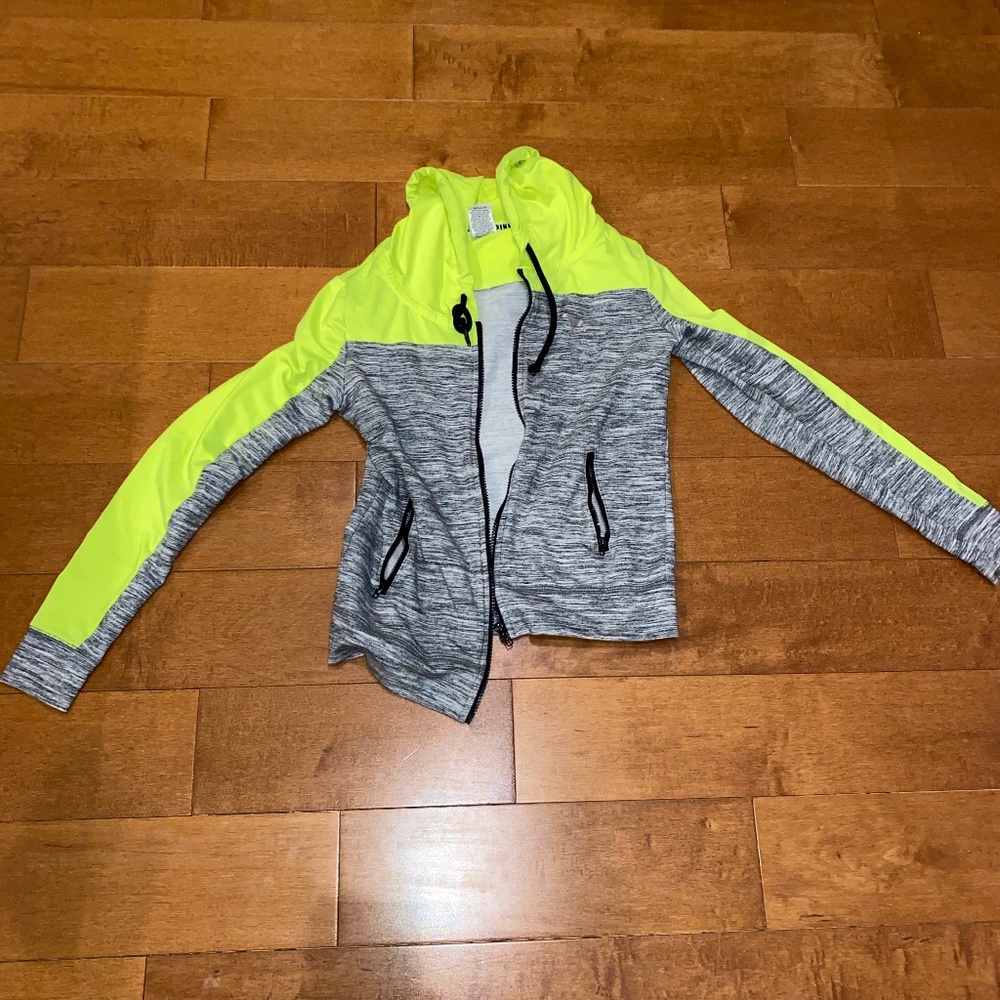 athletic zip up hoodie